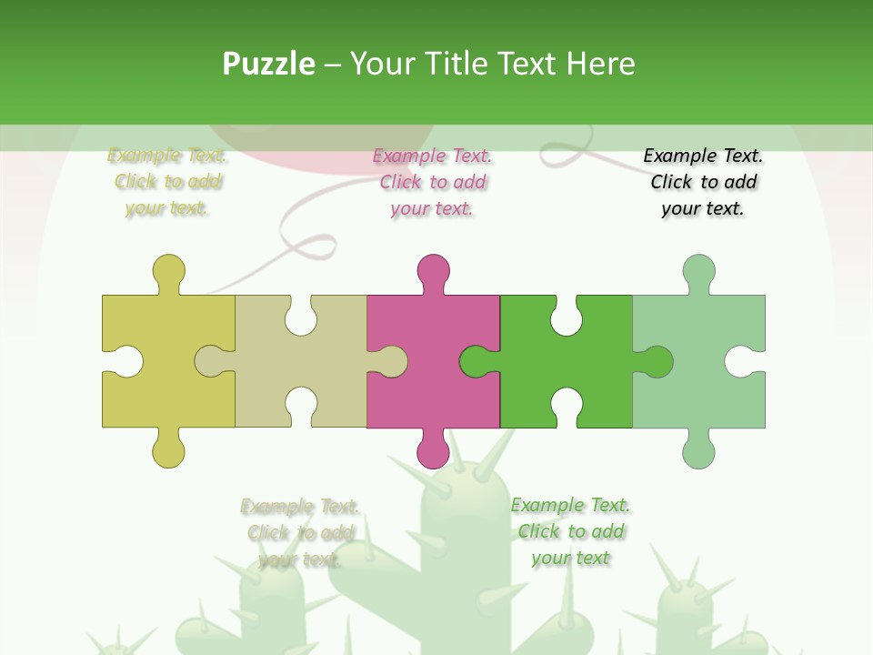 A Green And Pink Powerpoint Presentation PowerPoint Template