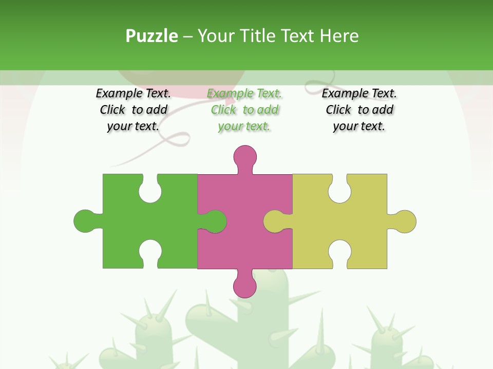 A Green And Pink Powerpoint Presentation PowerPoint Template