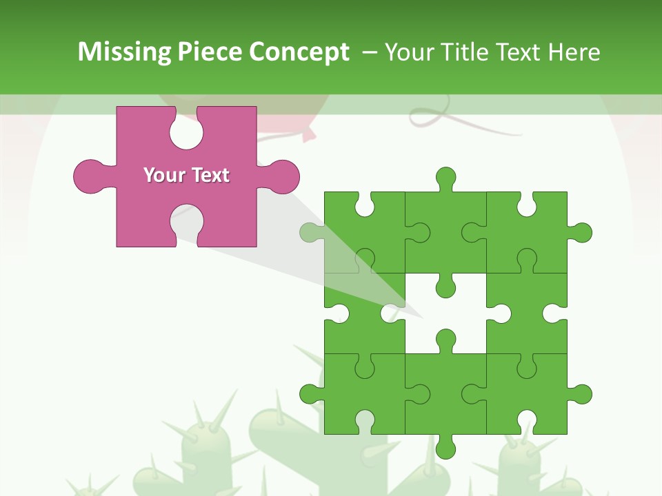 A Green And Pink Powerpoint Presentation PowerPoint Template
