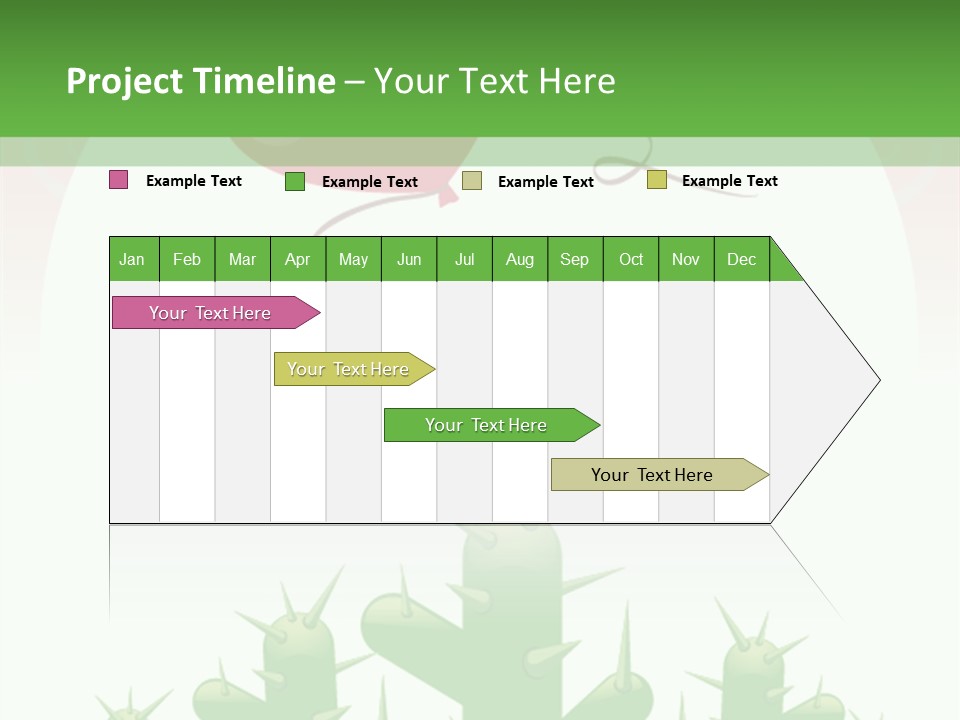A Green And Pink Powerpoint Presentation PowerPoint Template