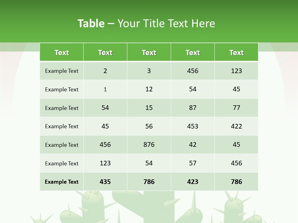 A Green And Pink Powerpoint Presentation PowerPoint Template