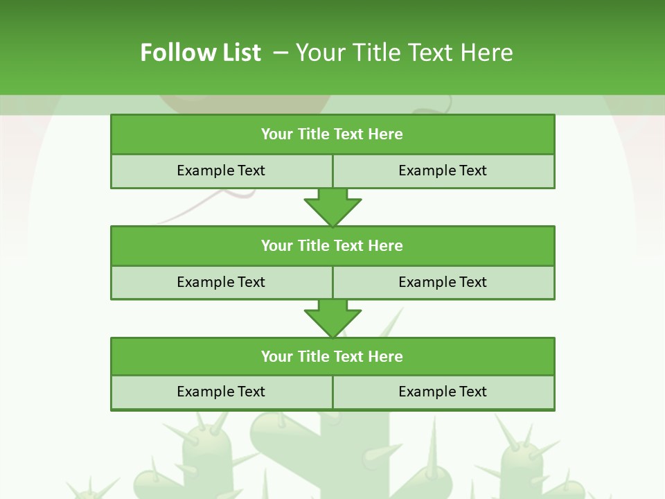A Green And Pink Powerpoint Presentation PowerPoint Template