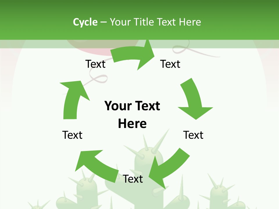 A Green And Pink Powerpoint Presentation PowerPoint Template