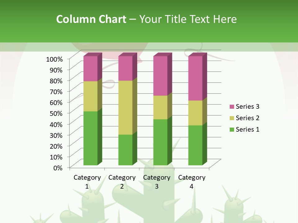 A Green And Pink Powerpoint Presentation PowerPoint Template