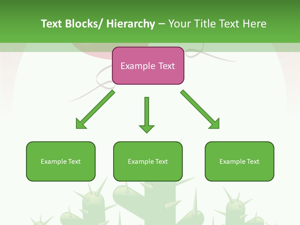 A Green And Pink Powerpoint Presentation PowerPoint Template