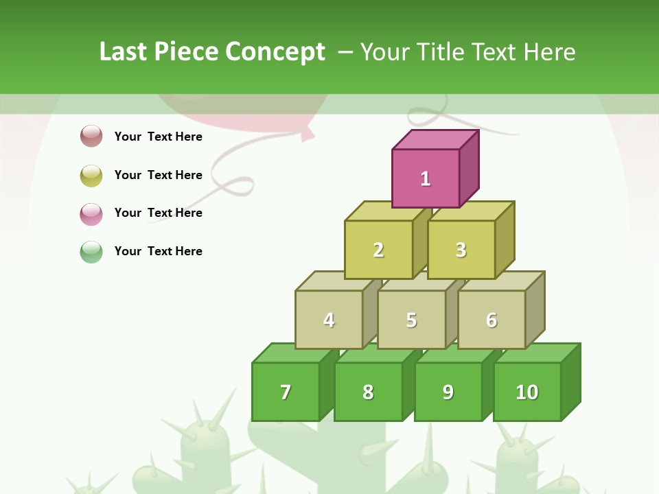 A Green And Pink Powerpoint Presentation PowerPoint Template