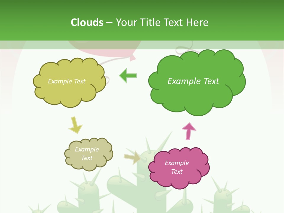 A Green And Pink Powerpoint Presentation PowerPoint Template