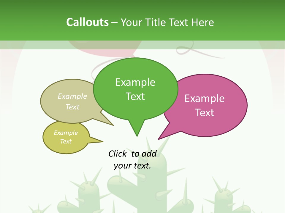 A Green And Pink Powerpoint Presentation PowerPoint Template