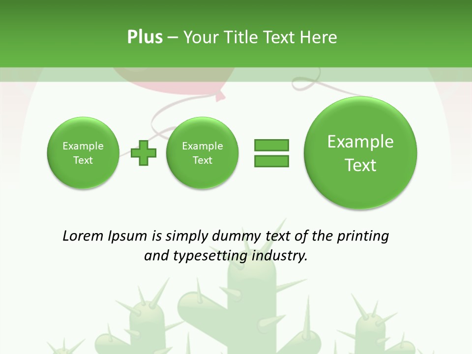 A Green And Pink Powerpoint Presentation PowerPoint Template