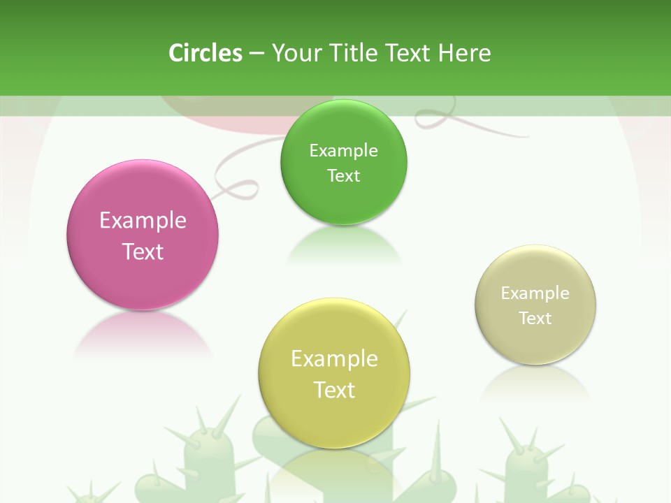 A Green And Pink Powerpoint Presentation PowerPoint Template