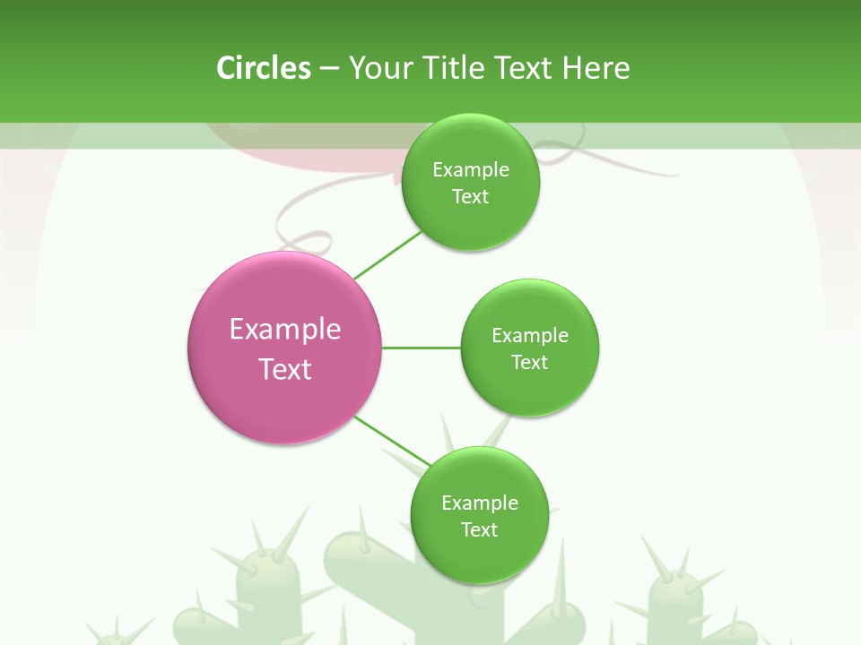A Green And Pink Powerpoint Presentation PowerPoint Template