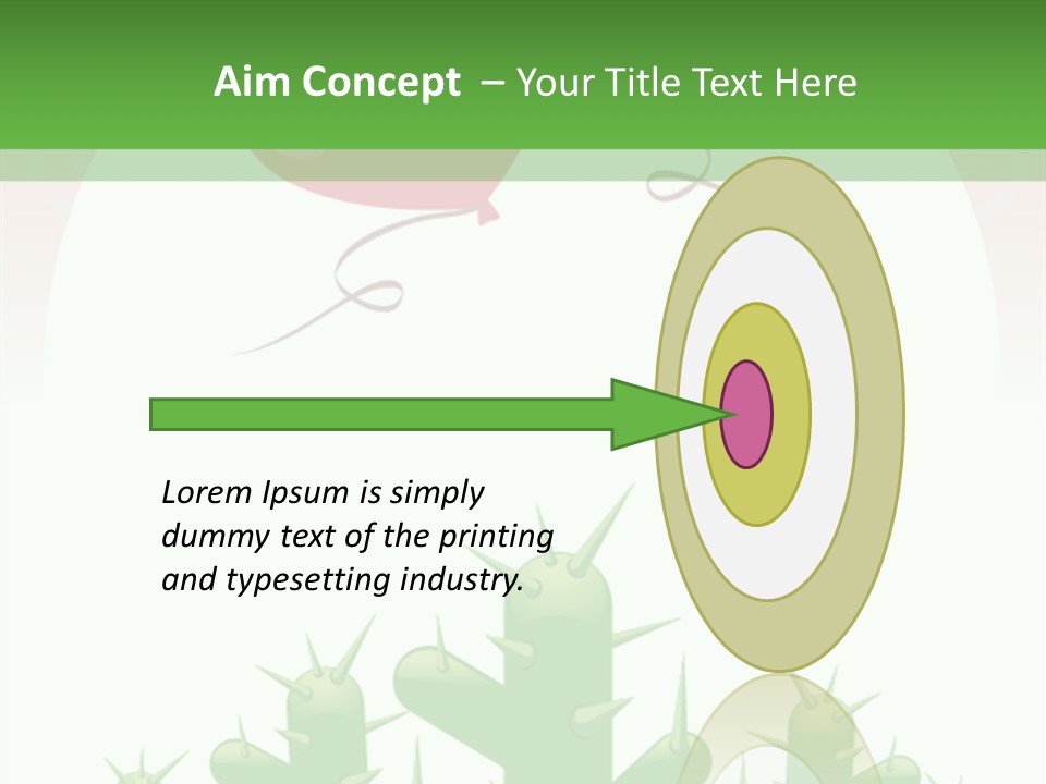 A Green And Pink Powerpoint Presentation PowerPoint Template