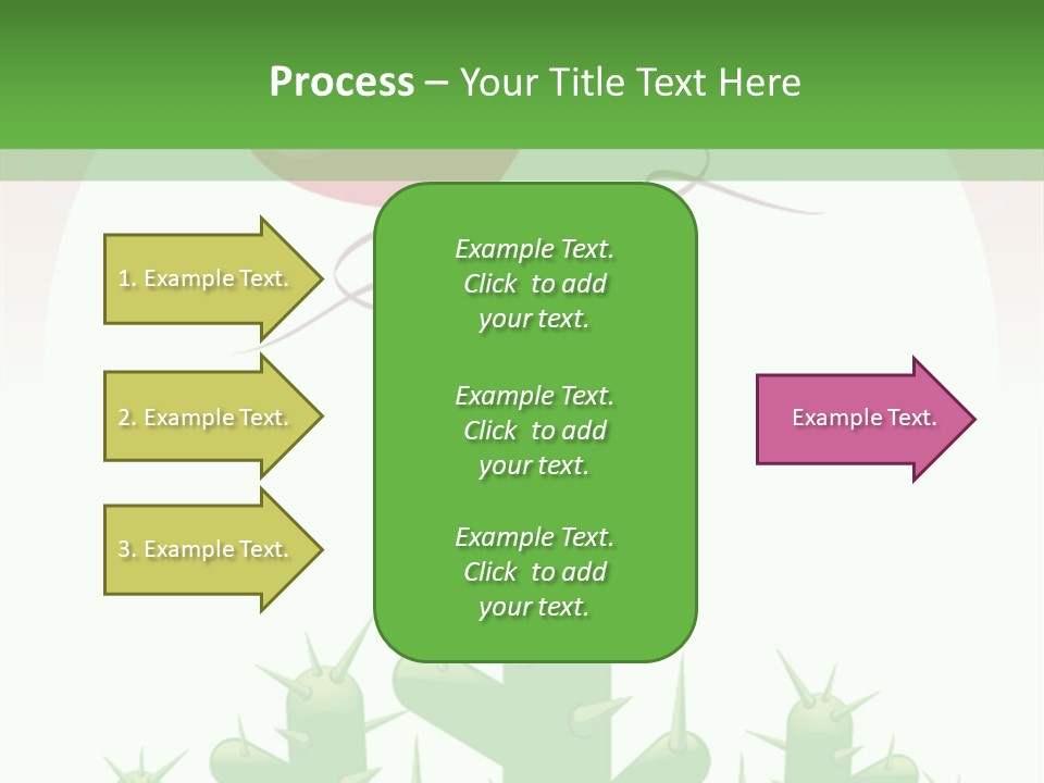 A Green And Pink Powerpoint Presentation PowerPoint Template