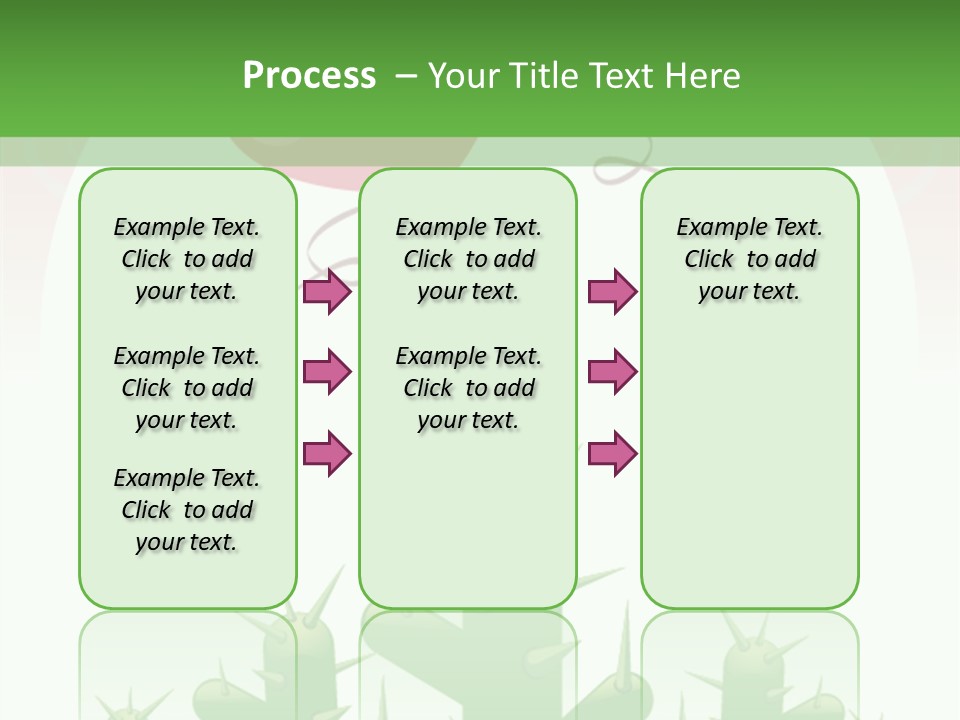 A Green And Pink Powerpoint Presentation PowerPoint Template