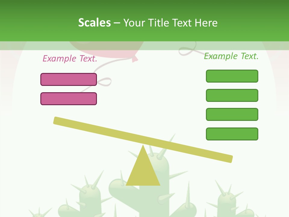 A Green And Pink Powerpoint Presentation PowerPoint Template