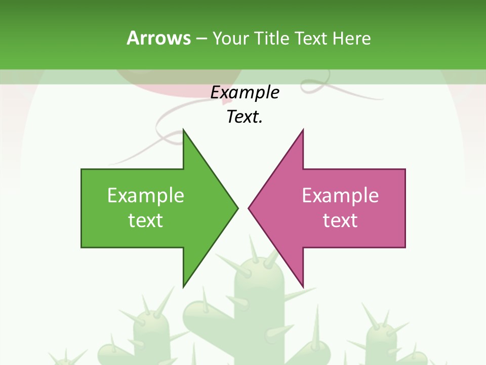 A Green And Pink Powerpoint Presentation PowerPoint Template