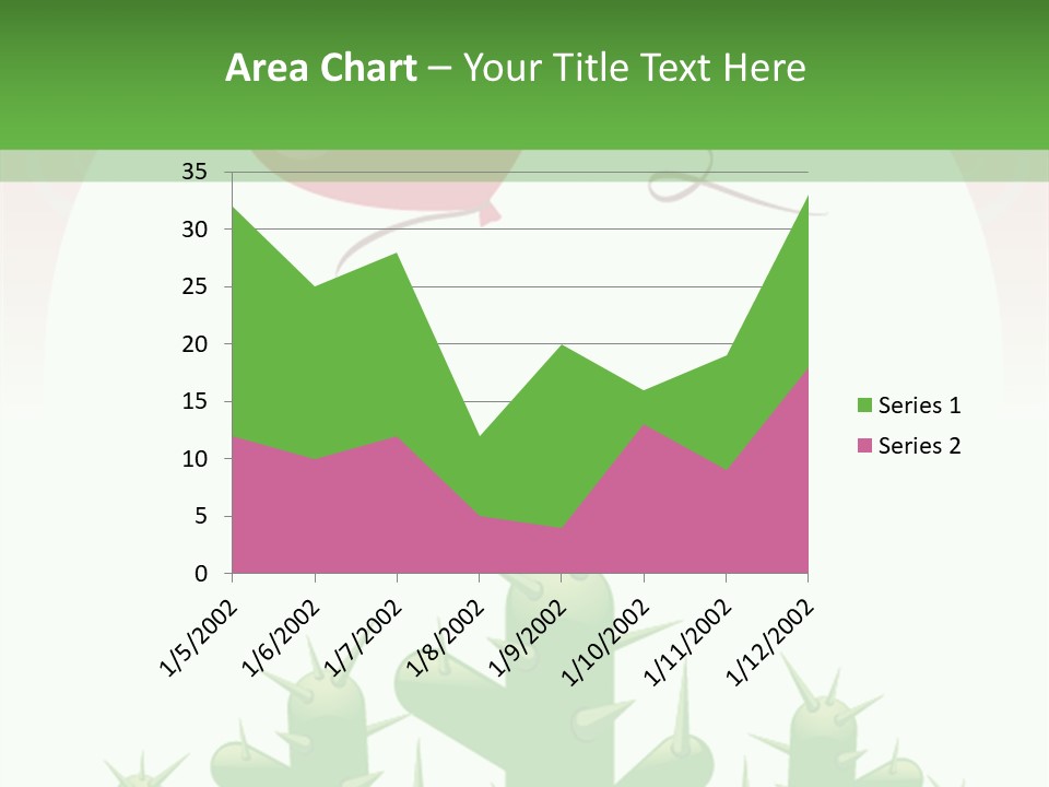 A Green And Pink Powerpoint Presentation PowerPoint Template