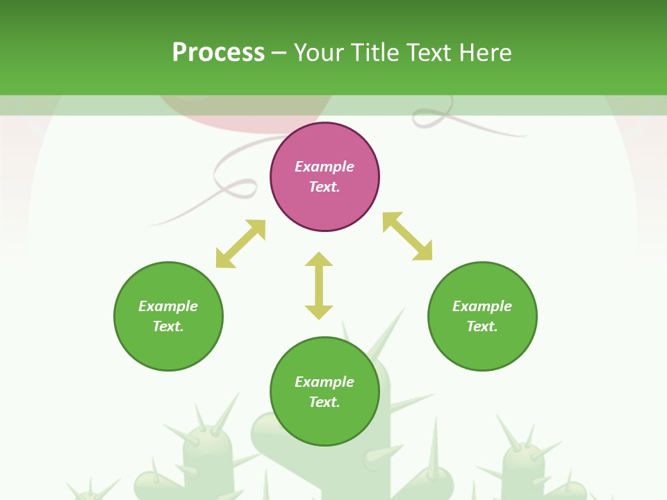A Green And Pink Powerpoint Presentation PowerPoint Template