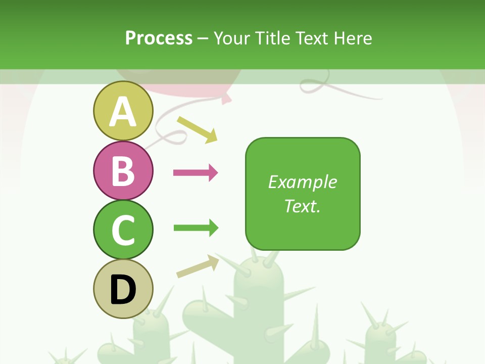 A Green And Pink Powerpoint Presentation PowerPoint Template