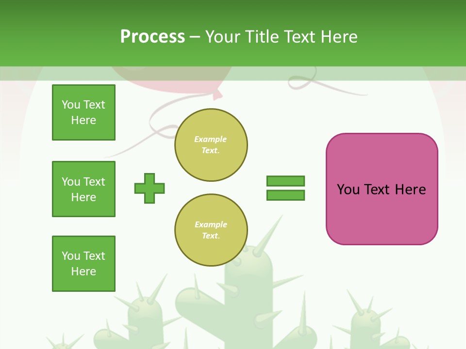 A Green And Pink Powerpoint Presentation PowerPoint Template