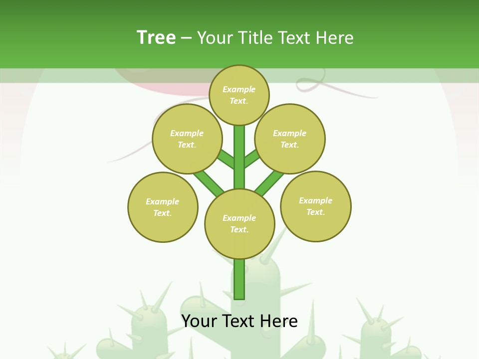 A Green And Pink Powerpoint Presentation PowerPoint Template
