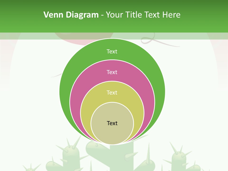 A Green And Pink Powerpoint Presentation PowerPoint Template