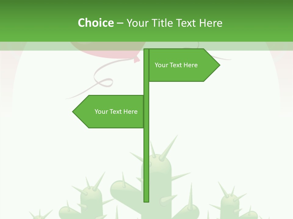 A Green And Pink Powerpoint Presentation PowerPoint Template