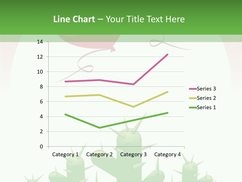 A Green And Pink Powerpoint Presentation PowerPoint Template