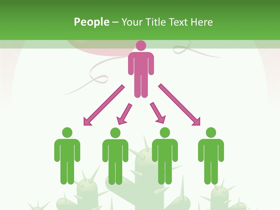 A Green And Pink Powerpoint Presentation PowerPoint Template