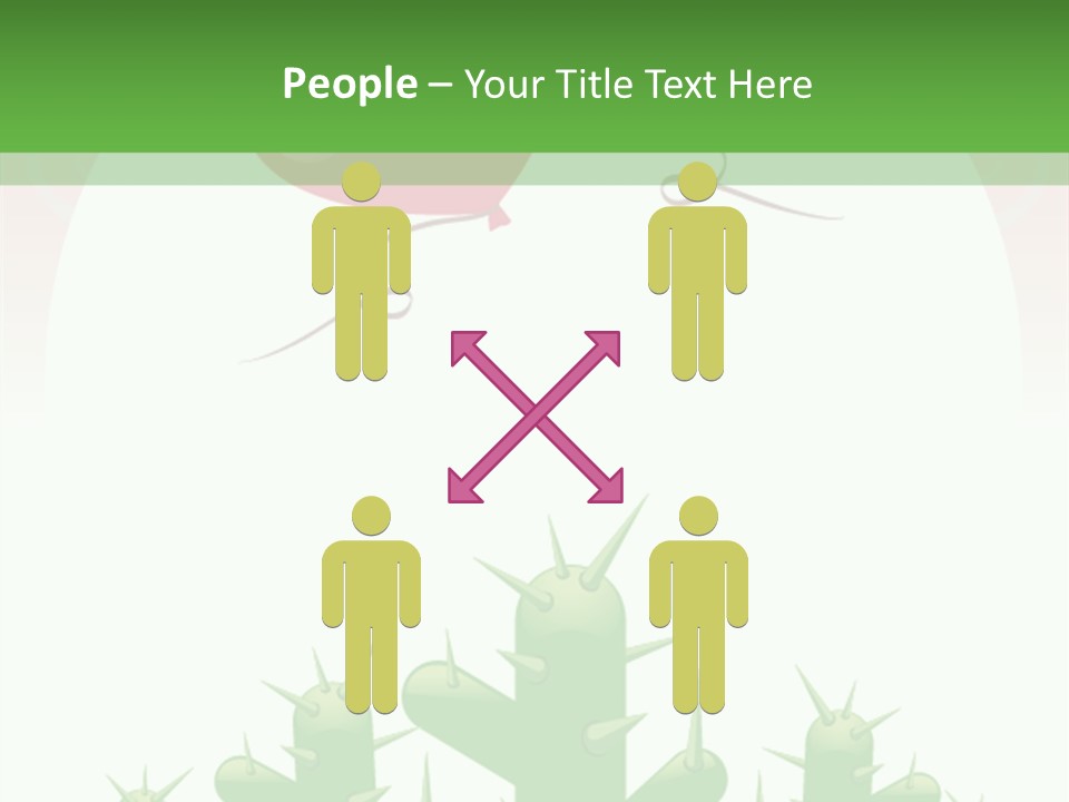 A Green And Pink Powerpoint Presentation PowerPoint Template