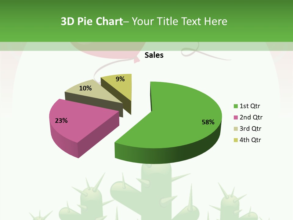 A Green And Pink Powerpoint Presentation PowerPoint Template