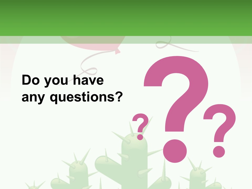 A Green And Pink Powerpoint Presentation PowerPoint Template