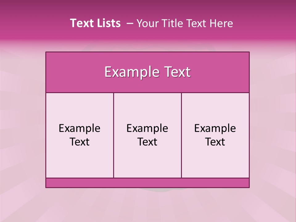 A Red Rose On A Pink Background With Rays PowerPoint Template