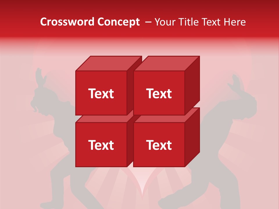 A Silhouette Of A Man And A Woman Dancing In Front Of A Heart PowerPoint Template