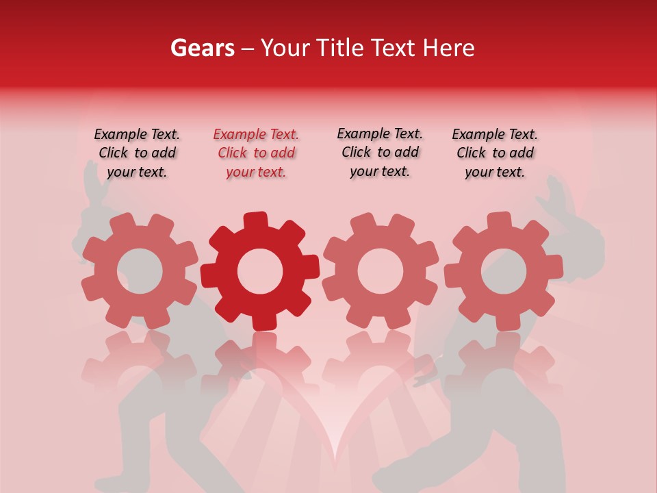 A Silhouette Of A Man And A Woman Dancing In Front Of A Heart PowerPoint Template