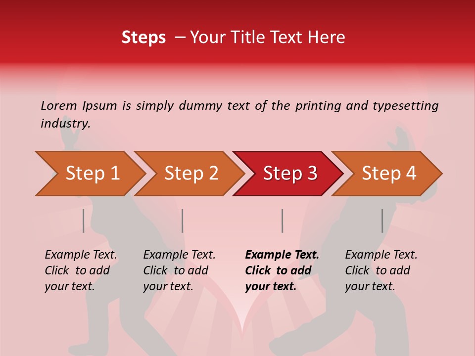 A Silhouette Of A Man And A Woman Dancing In Front Of A Heart PowerPoint Template