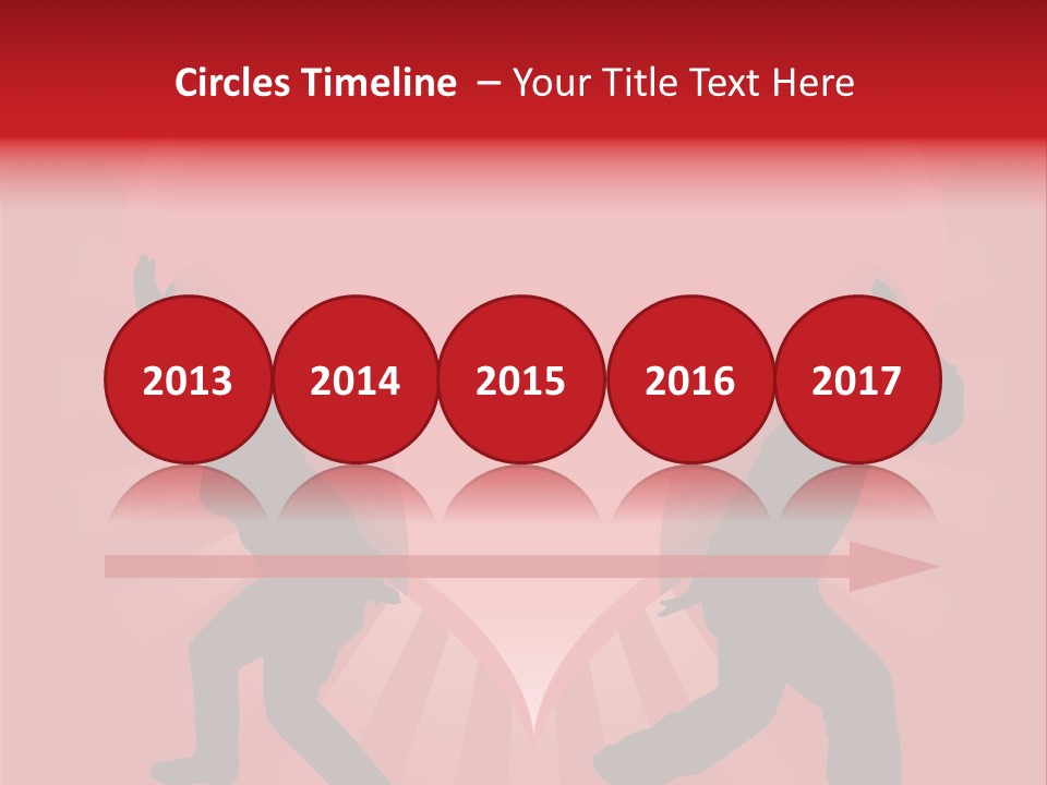 A Silhouette Of A Man And A Woman Dancing In Front Of A Heart PowerPoint Template