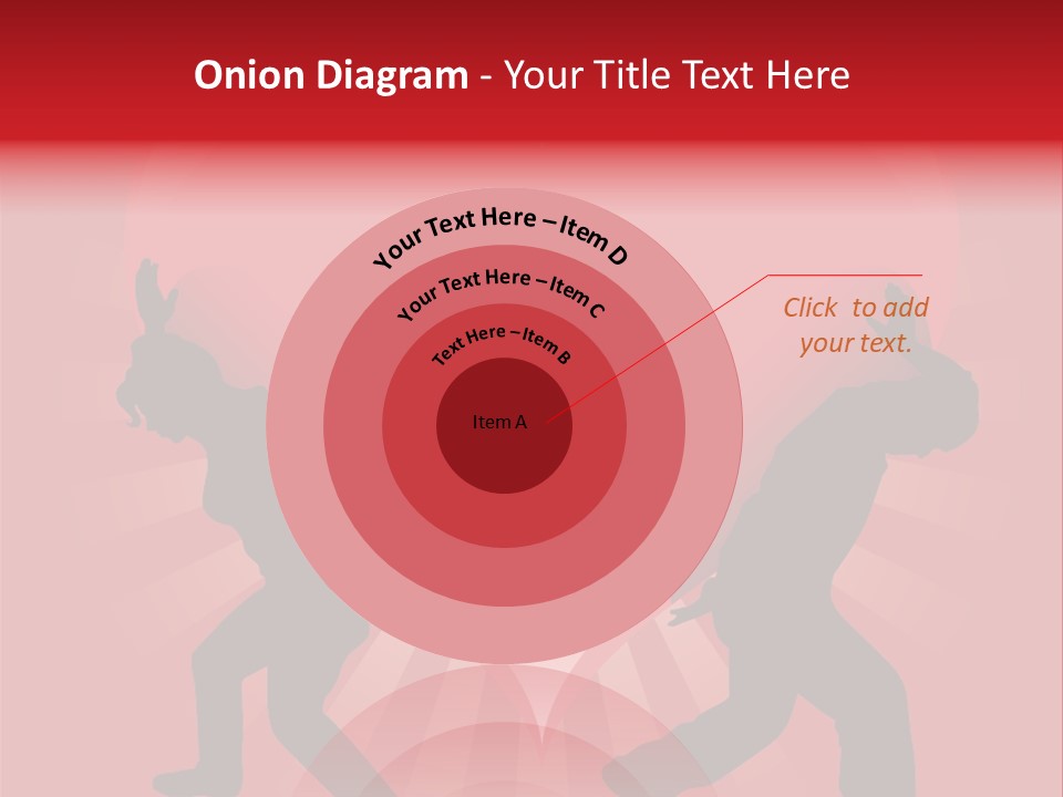 A Silhouette Of A Man And A Woman Dancing In Front Of A Heart PowerPoint Template