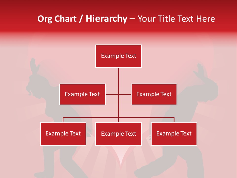 A Silhouette Of A Man And A Woman Dancing In Front Of A Heart PowerPoint Template