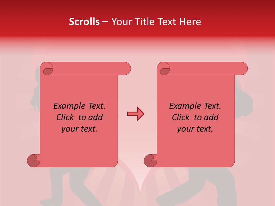 A Silhouette Of A Man And A Woman Dancing In Front Of A Heart PowerPoint Template