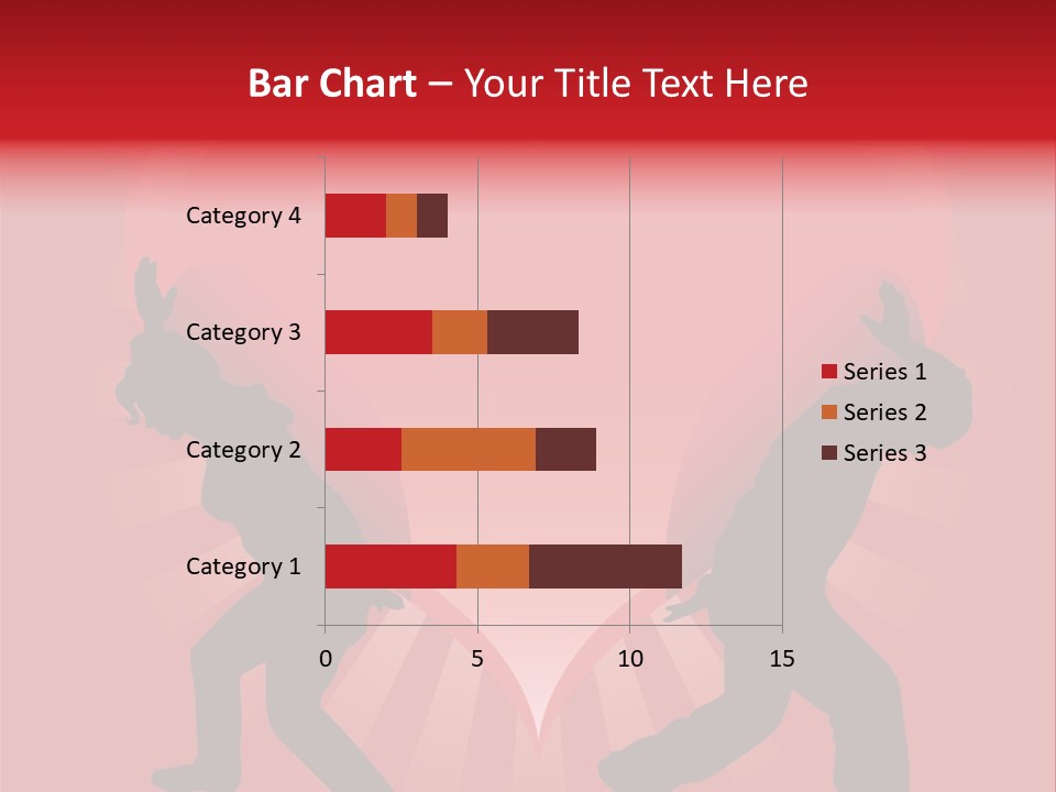 A Silhouette Of A Man And A Woman Dancing In Front Of A Heart PowerPoint Template