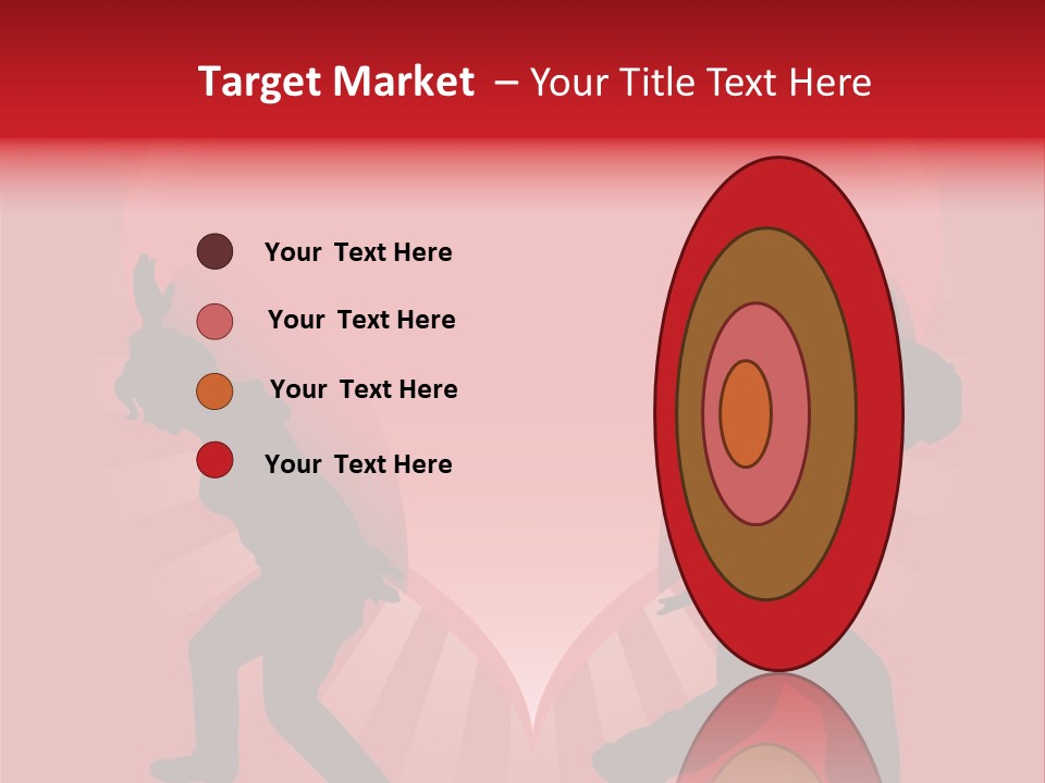 A Silhouette Of A Man And A Woman Dancing In Front Of A Heart PowerPoint Template