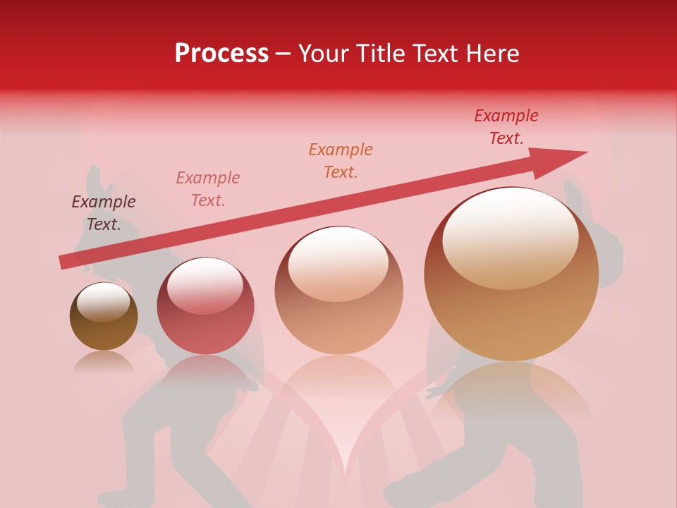 A Silhouette Of A Man And A Woman Dancing In Front Of A Heart PowerPoint Template