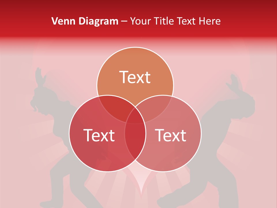 A Silhouette Of A Man And A Woman Dancing In Front Of A Heart PowerPoint Template