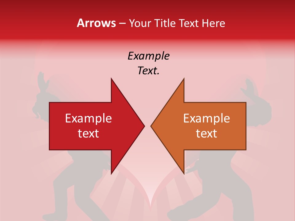 A Silhouette Of A Man And A Woman Dancing In Front Of A Heart PowerPoint Template