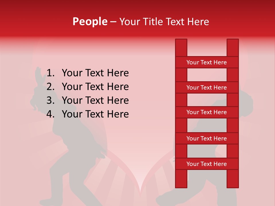 A Silhouette Of A Man And A Woman Dancing In Front Of A Heart PowerPoint Template