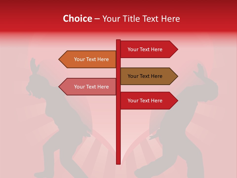 A Silhouette Of A Man And A Woman Dancing In Front Of A Heart PowerPoint Template