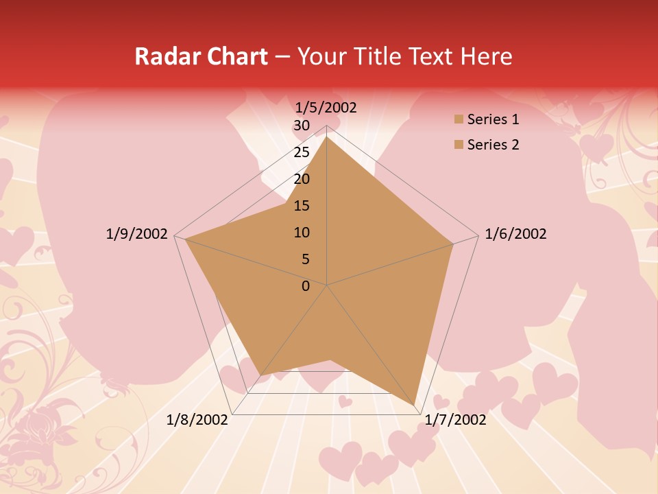 A Couple Kissing With Hearts In The Background PowerPoint Template