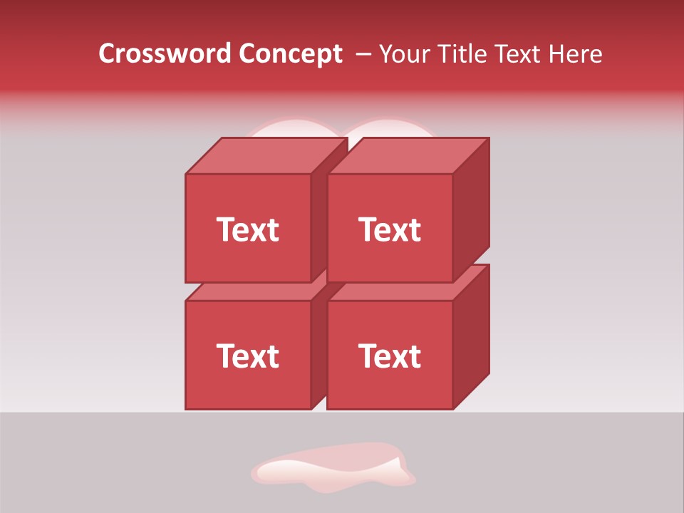 A Red Heart With A Drop Of Blood On It PowerPoint Template