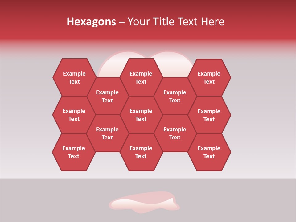 A Red Heart With A Drop Of Blood On It PowerPoint Template